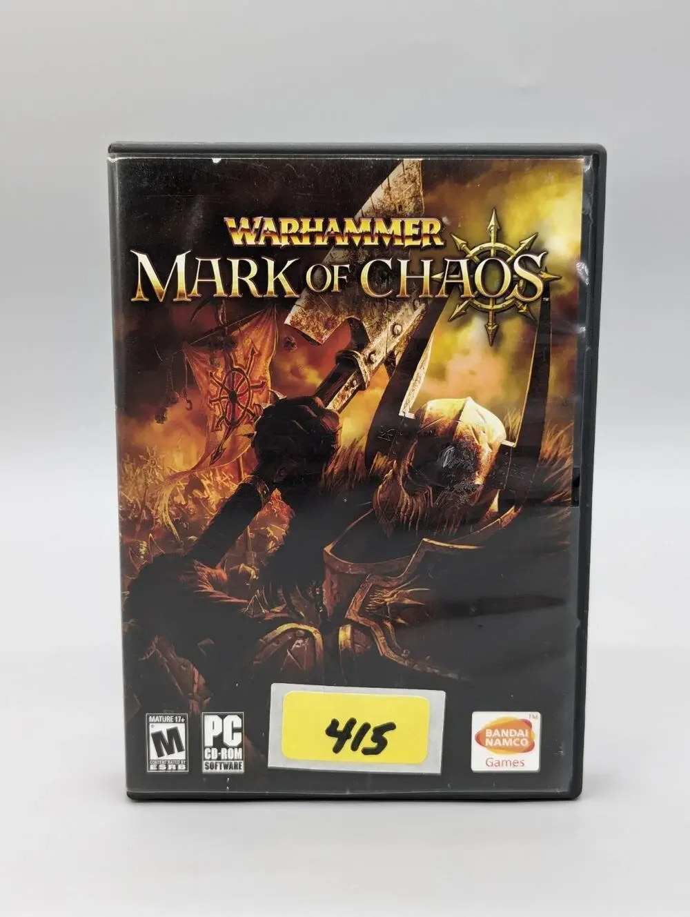 Warhammer Mark of Chaos PC 2006 6 Discs With Manual Bandai Games
